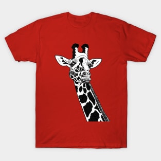 Giraffe - ink illustration T-Shirt